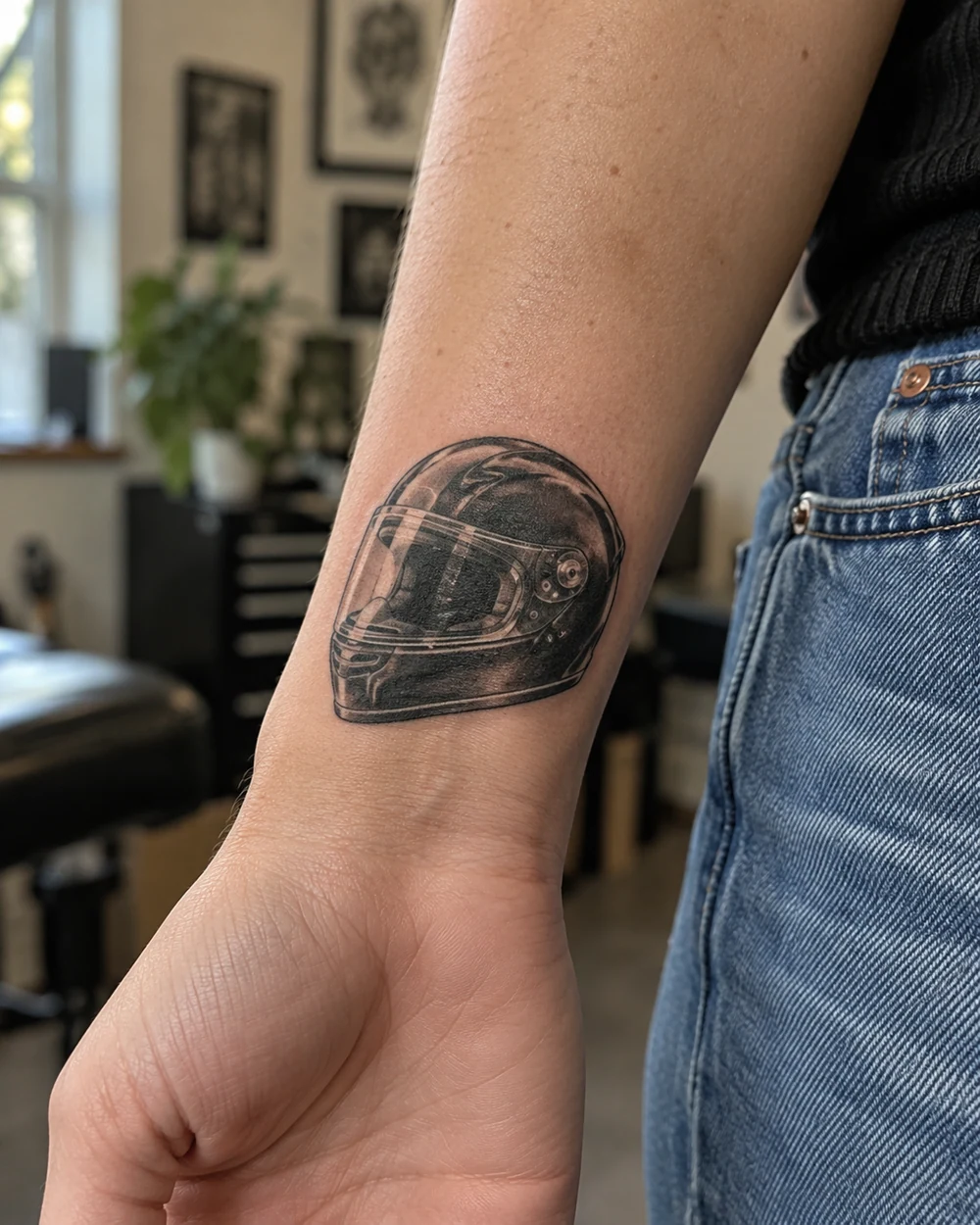 15 Motorcycle Tattoo Ideas for a Personal Ink Design | AI Tattoo Generator